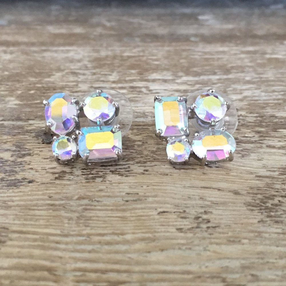 Kate Spade Crystal Cluster Stud Earrings